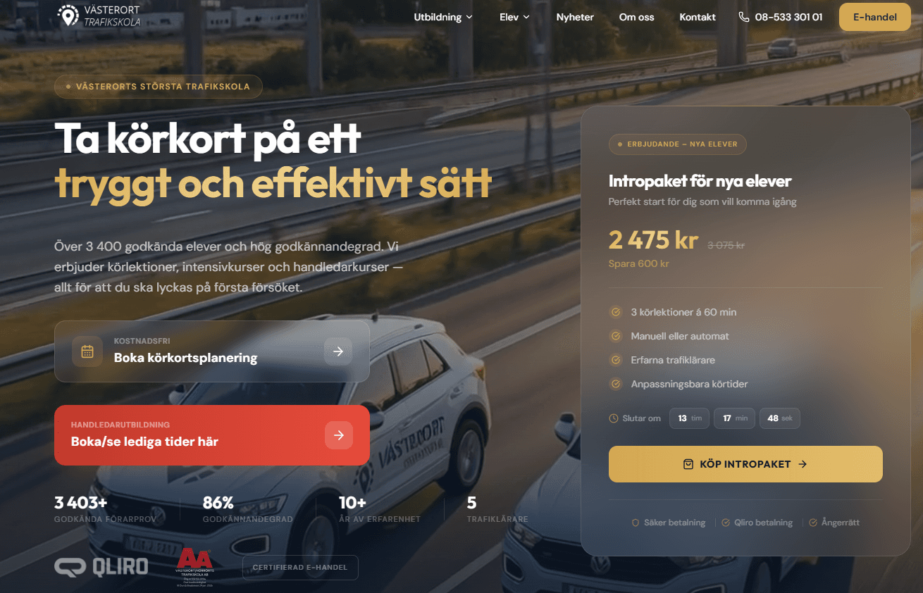 Välkommen till vår nya hemsida!